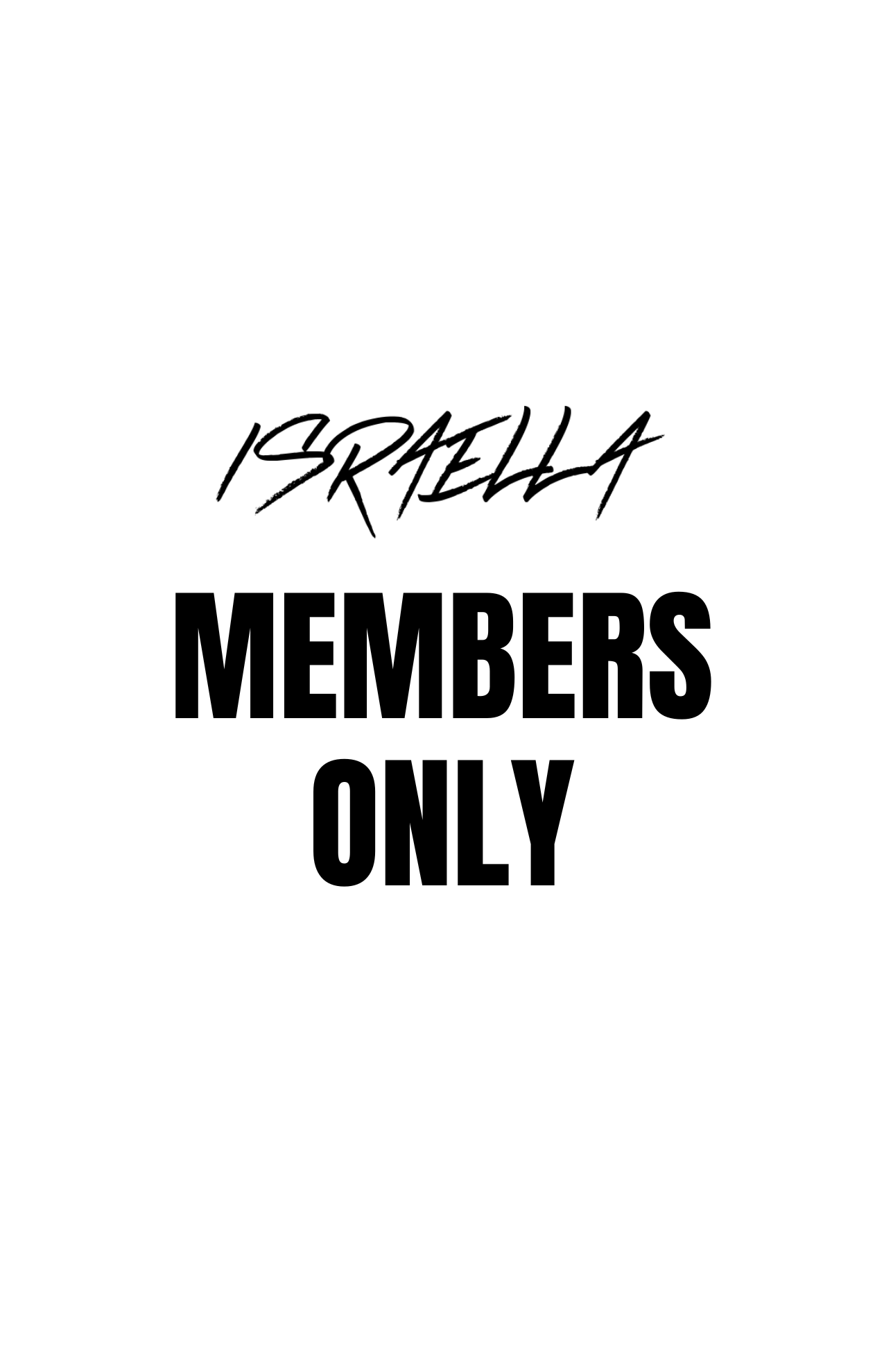 MEMBERS ONLY