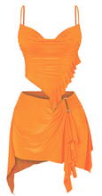 Load image into Gallery viewer, Euphoria Mini Skirt Set (Orange)