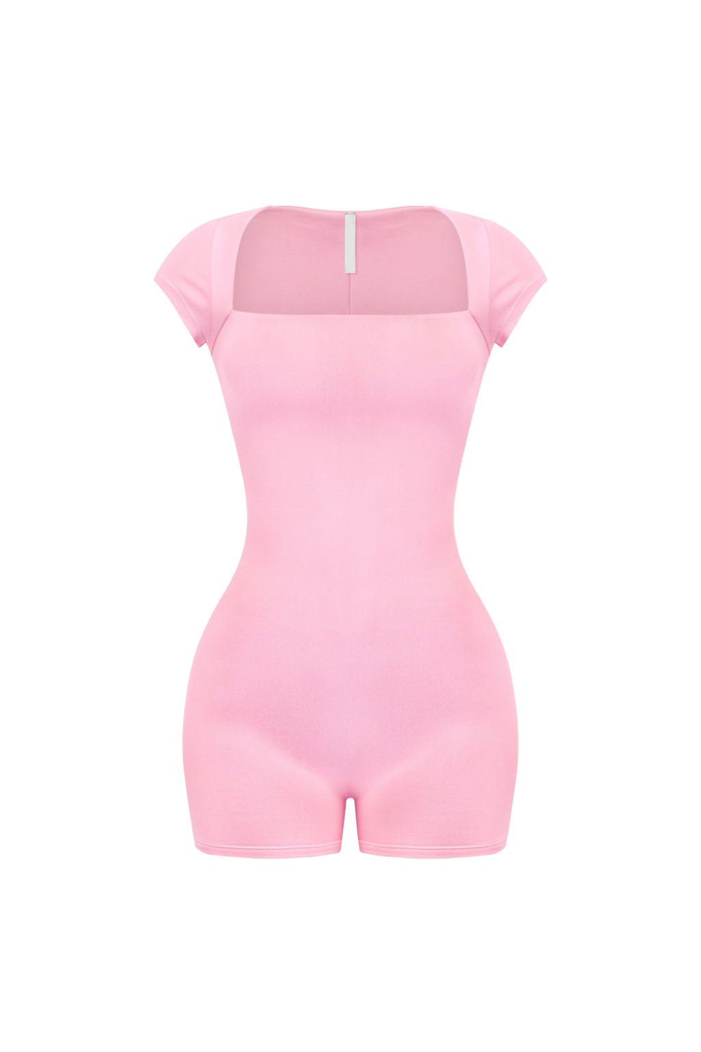 Madalyn Short Sleeve Romper (Rose Pink)