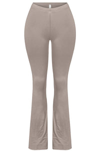Yoga Flared Pants (Taupe Brown)