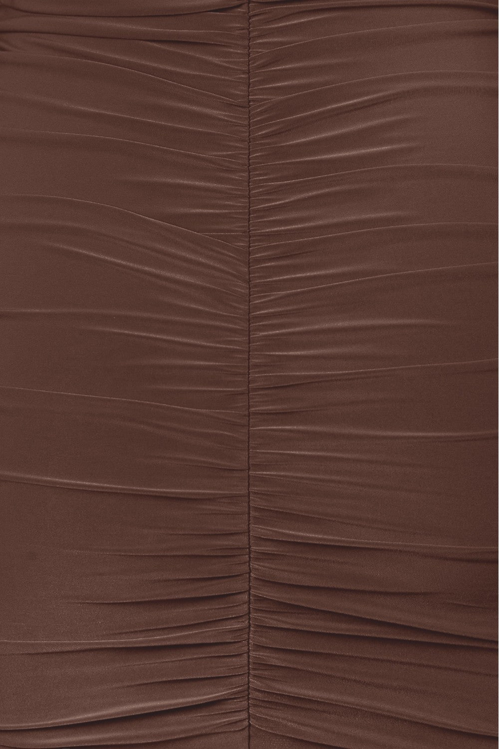 In A Mood Ruffled Mini Dress (Mocha Brown)