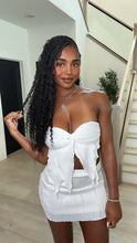 Load image into Gallery viewer, Celine Twist Skirt Set (White)