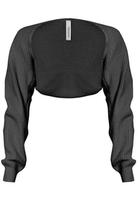 Lena Knit Sweater Shrug (Black)