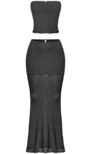 Load image into Gallery viewer, Parisa Maxi Skirt Set (Black)