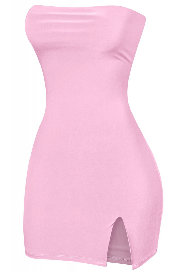 Abba Mini Tube Dress (Light Pink)