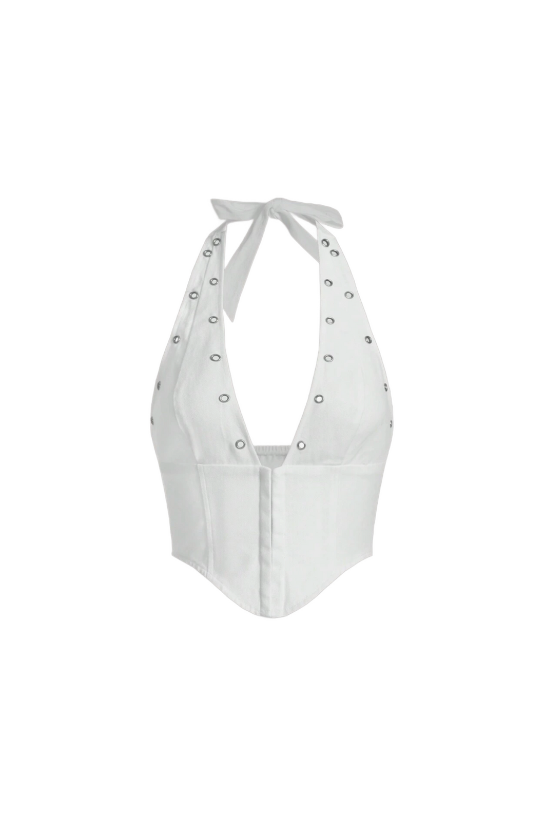 Averi Halter Top (White)