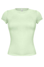 Load image into Gallery viewer, Ginny Short Sleeve Basic Top (Sage Green)