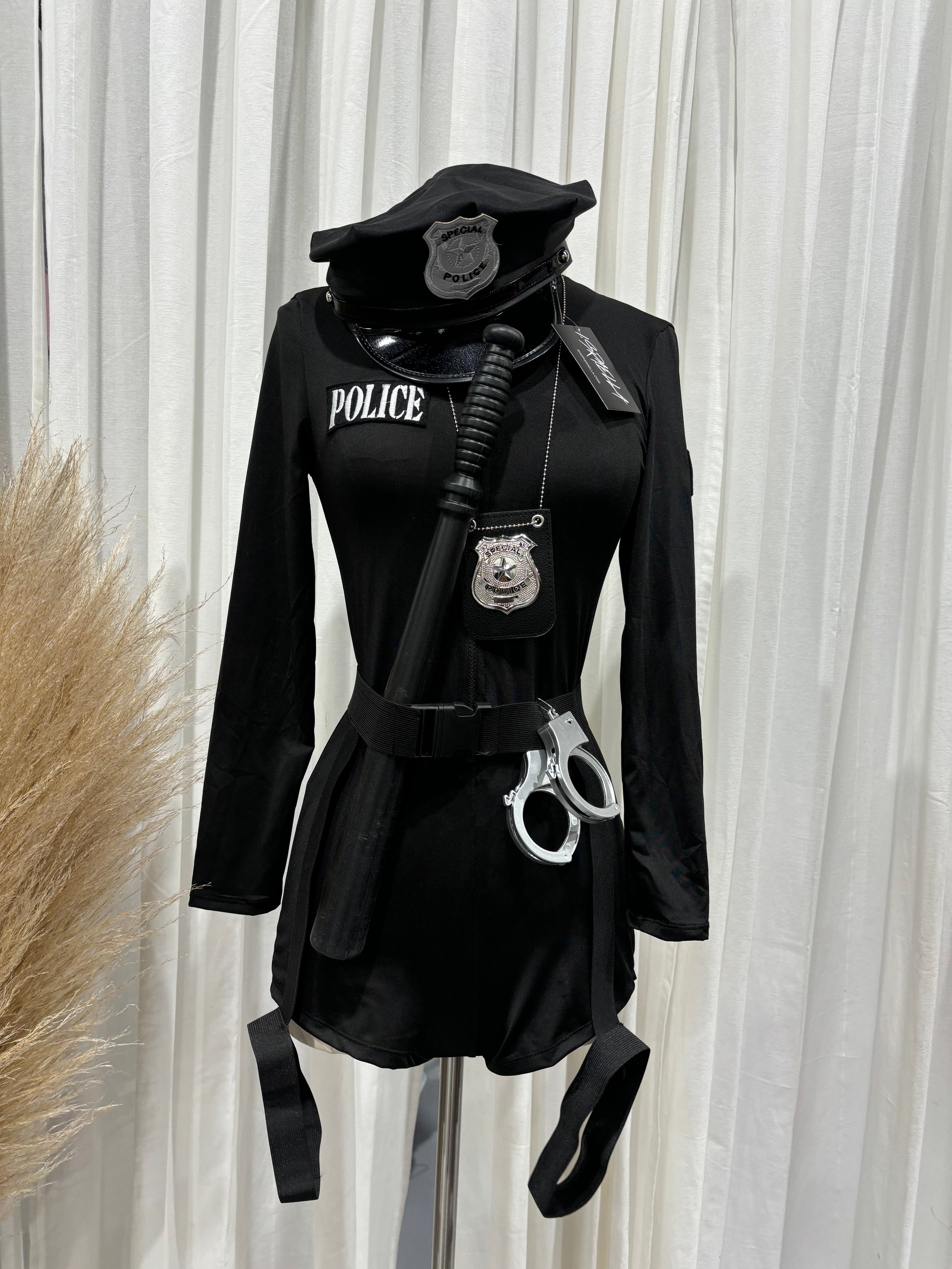 Police Babe Costume (Black)