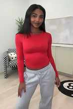 Load image into Gallery viewer, Grace Long Sleeve Top (Red)