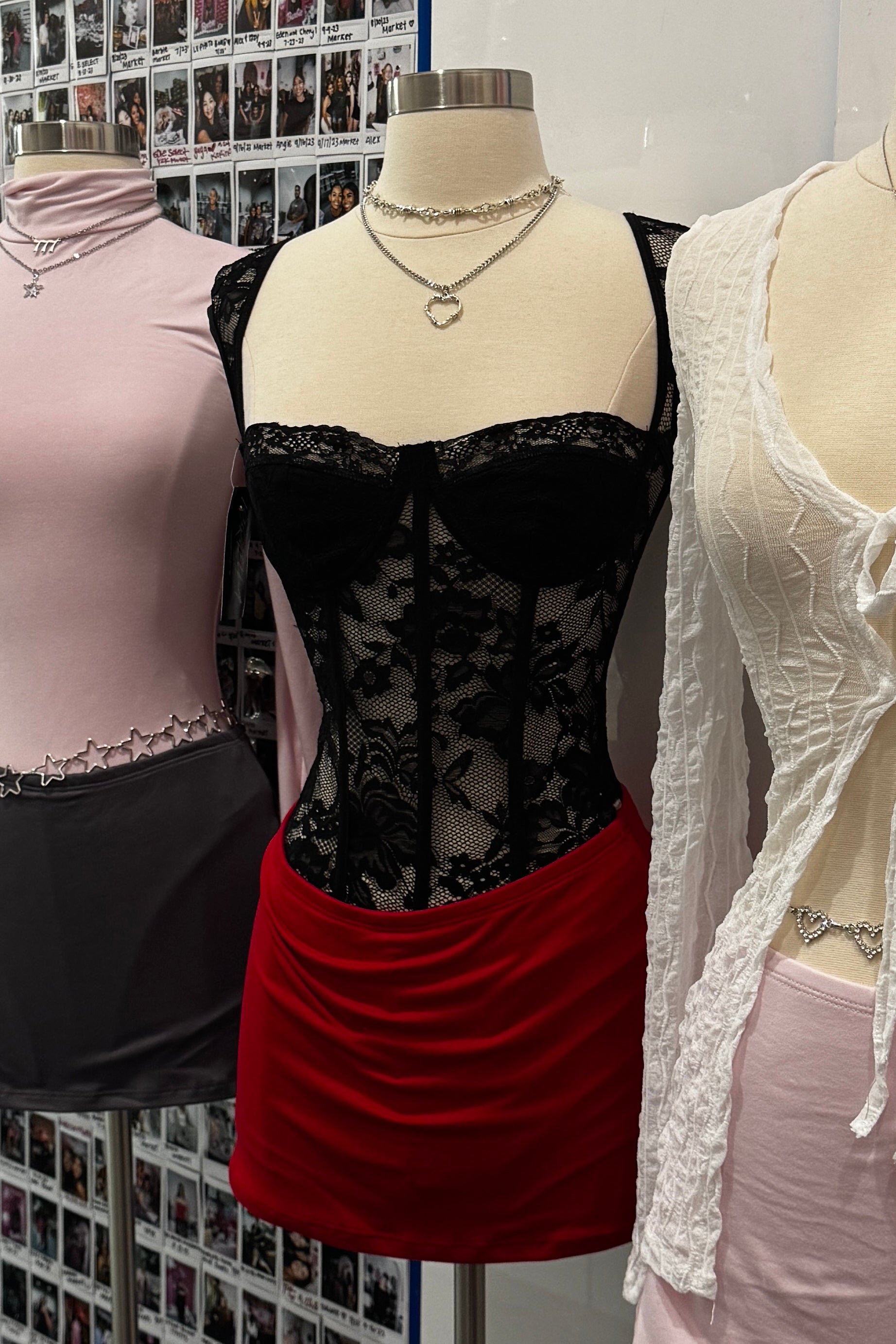 Forever Yours Lace Bodysuit (Black)