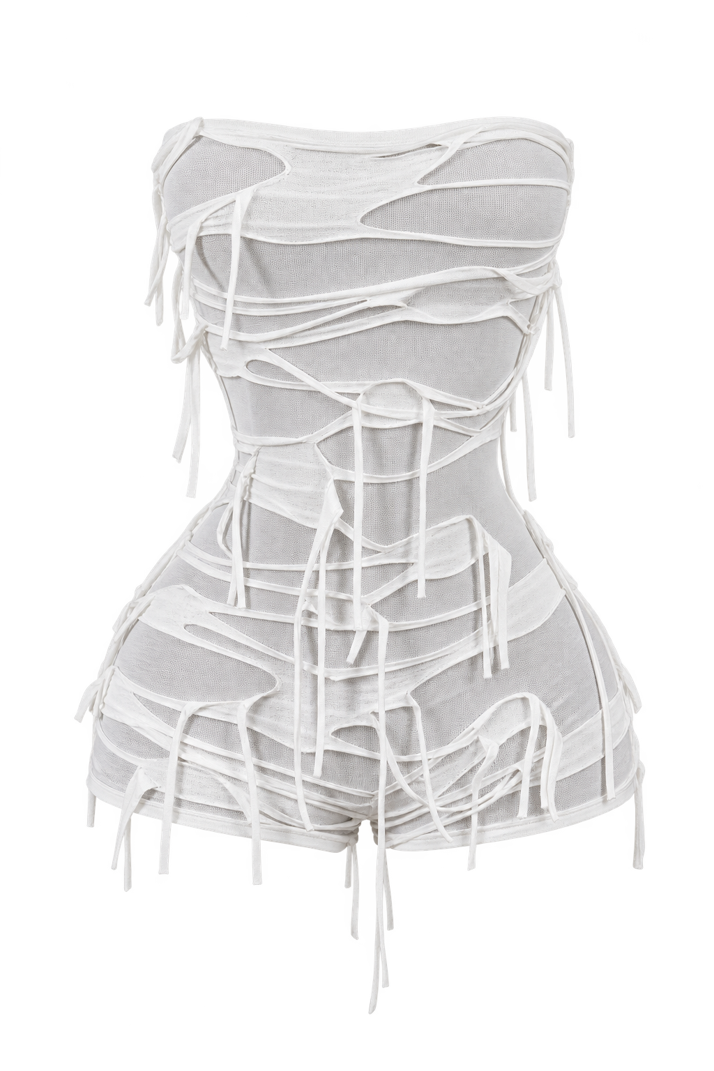 Mummy Romper Costume (White)