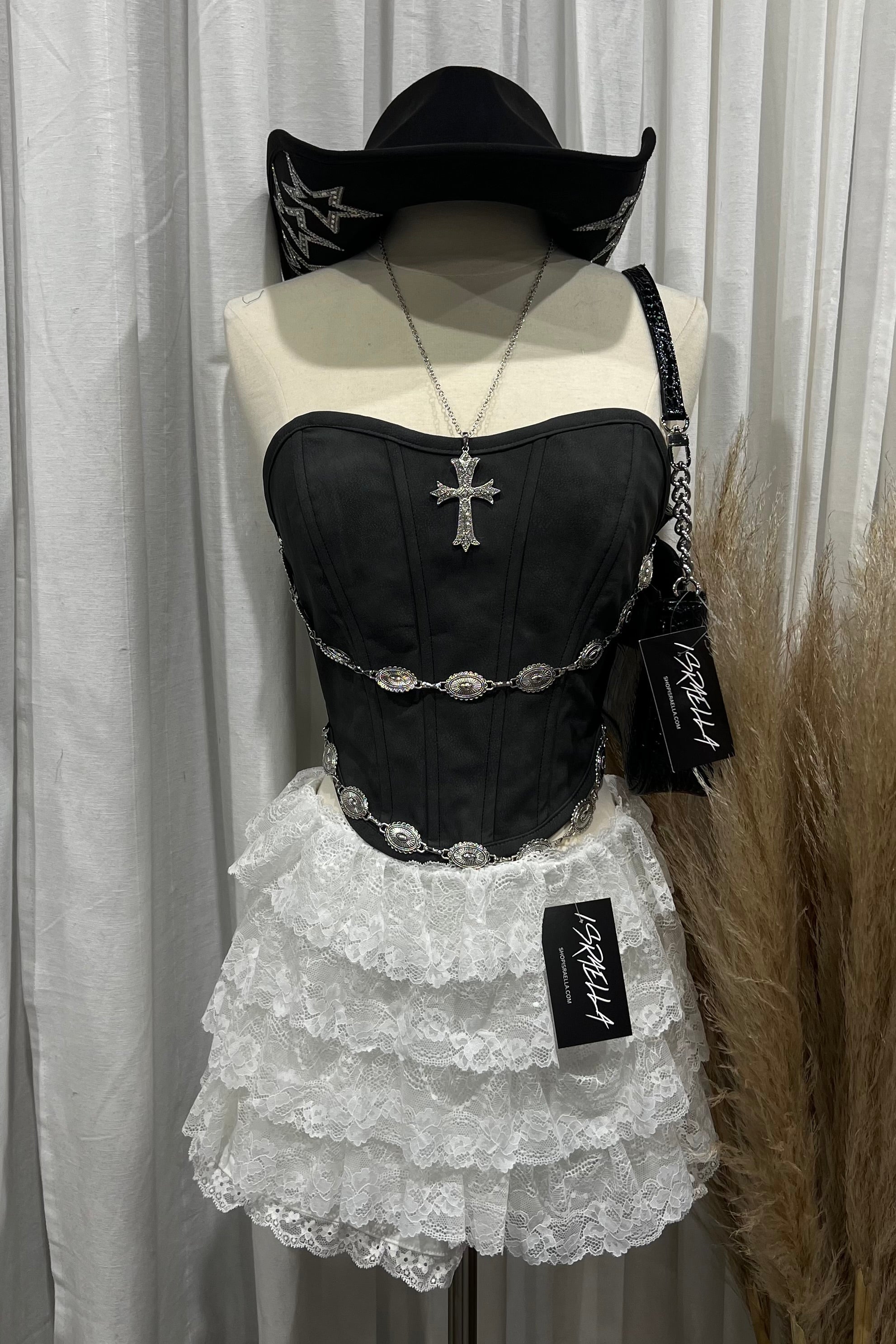 Odalis Corset Top (Black)