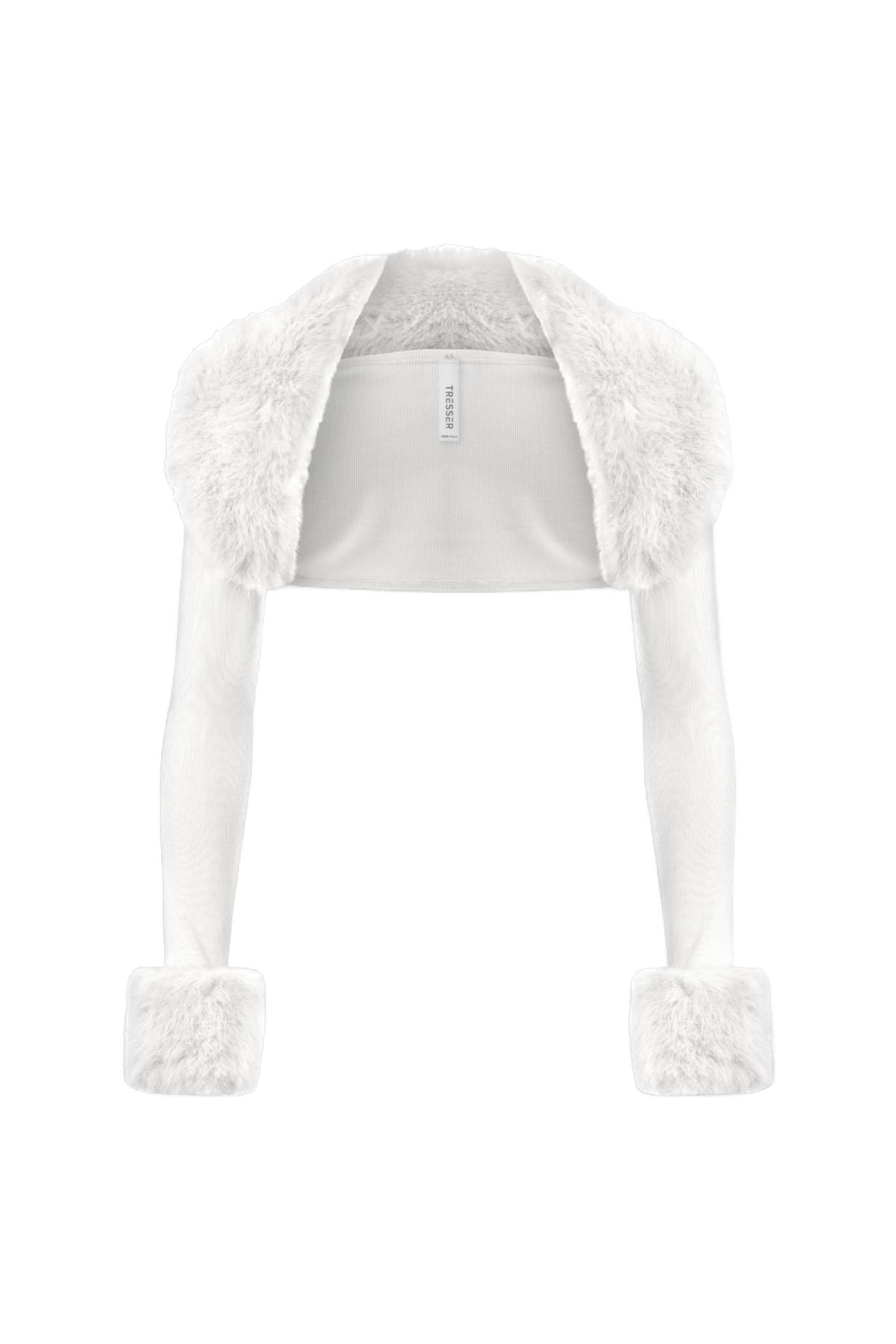 Gianna Fur Shrug (White)