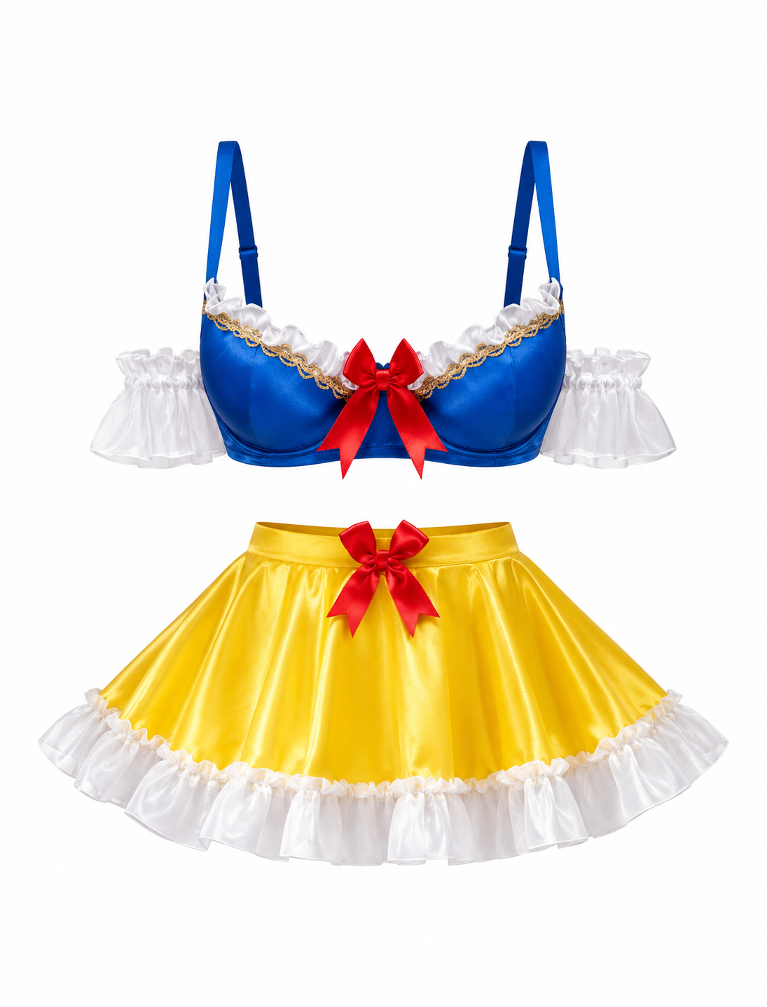 Snow White Costume (Blue Multi)