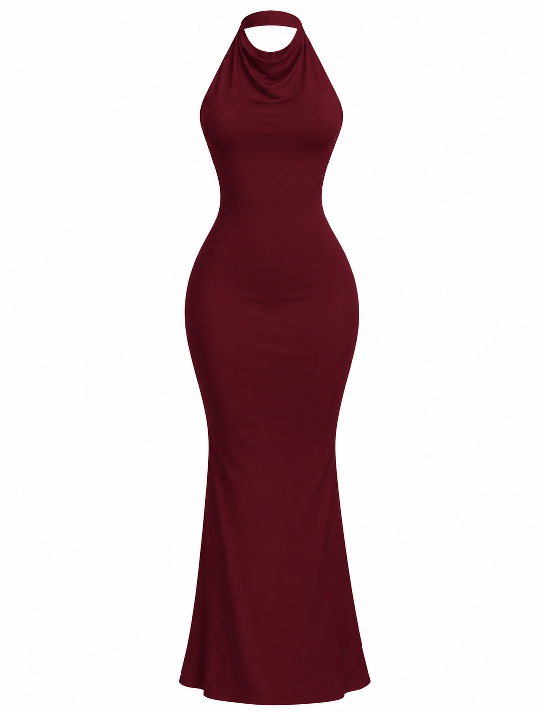 Esme Maxi Dress (Burgundy Red)