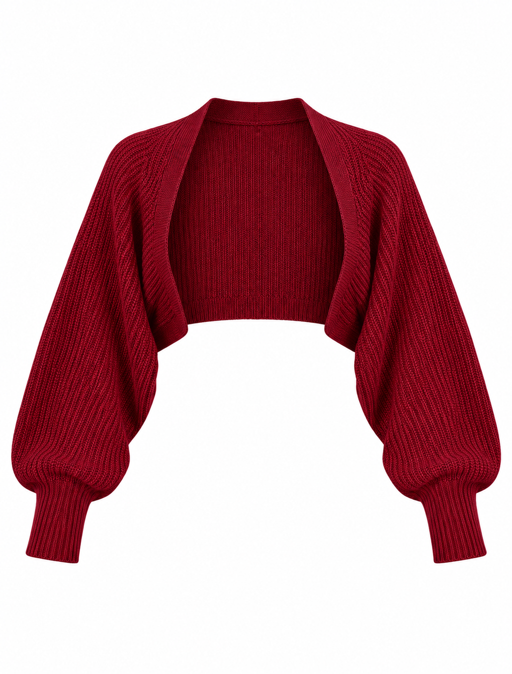 Mari Shrug (Burgundy Red)