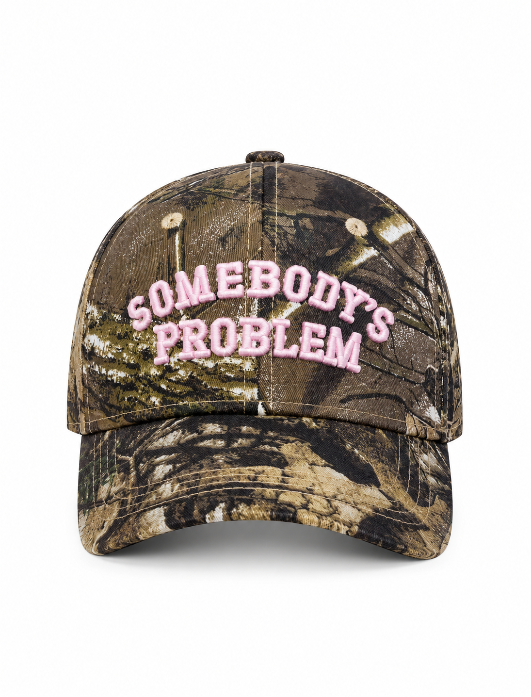 Somebodys Problem Hat (Camo/Pink)