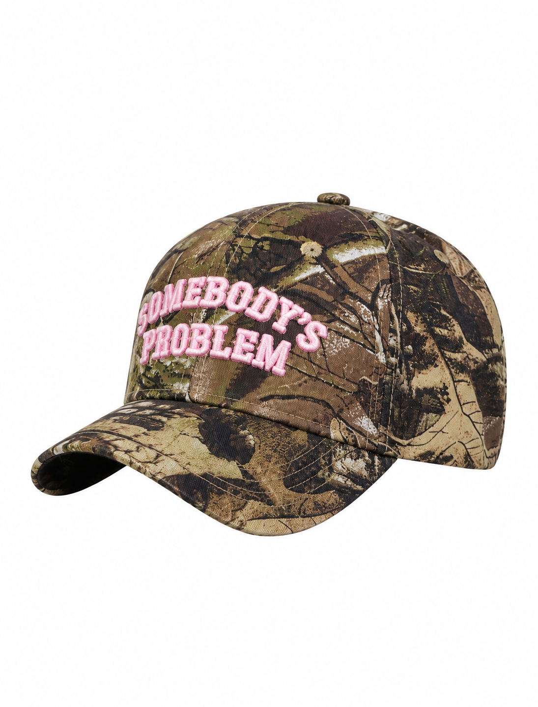 Somebodys Problem Hat (Camo/Pink)