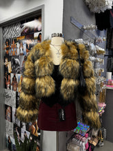 Load image into Gallery viewer, Costa Fur Jacket (Camel Brown)