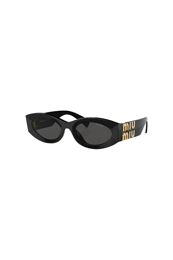 Mi Mi Oval Sunnies (Black)
