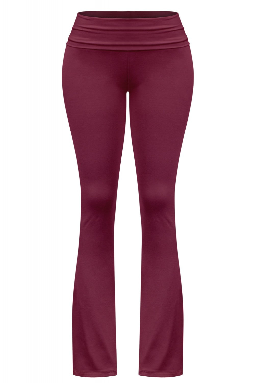 Cara Yoga Pants (Burgundy Red)