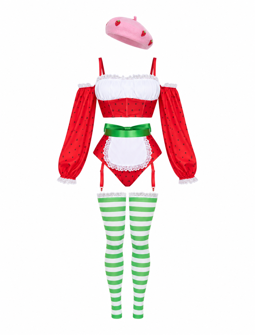 Strawberry Shortcake Costume (Pink Multi)