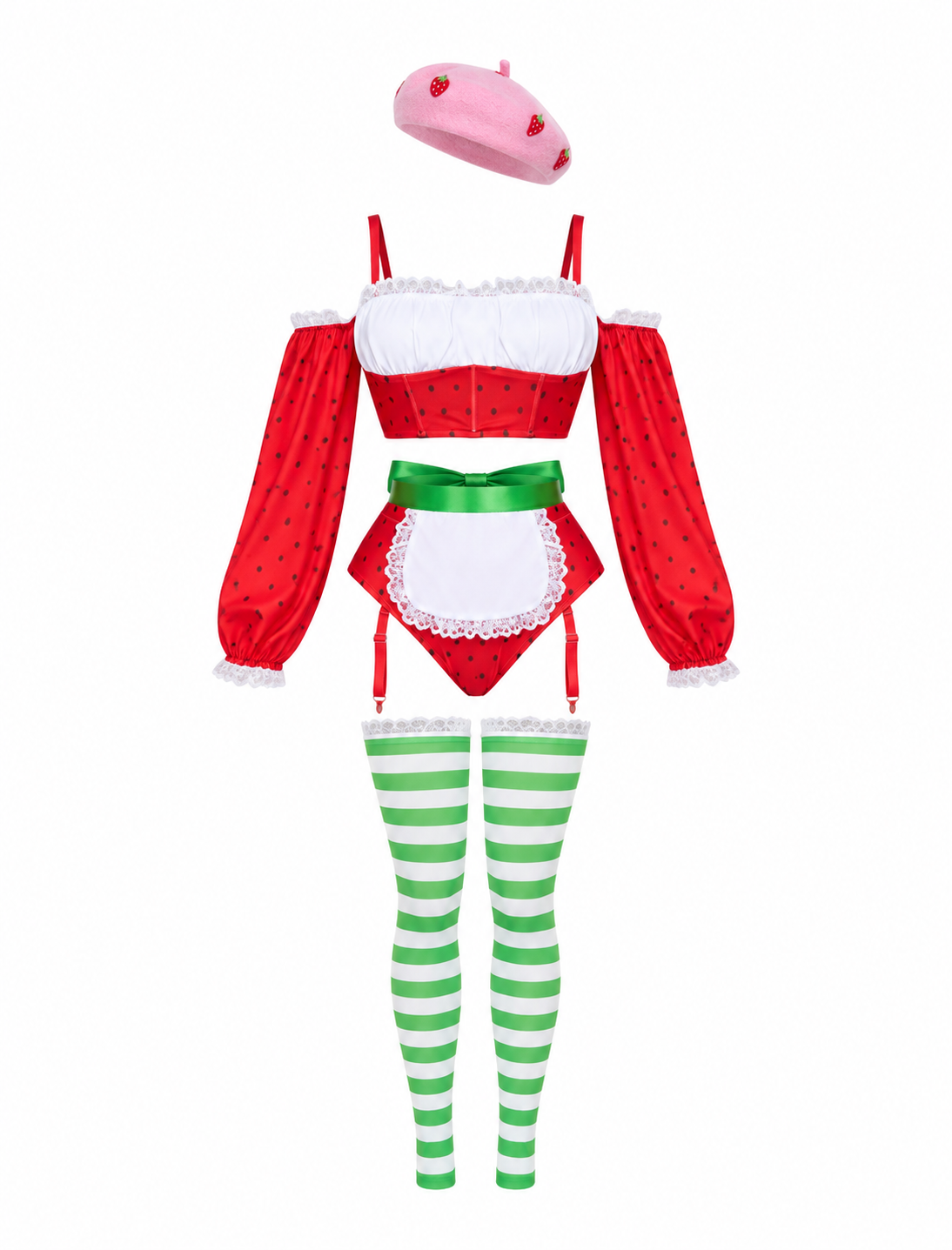 Strawberry Shortcake Costume (Pink Multi)
