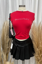 Load image into Gallery viewer, Santa Baby Top (Red)