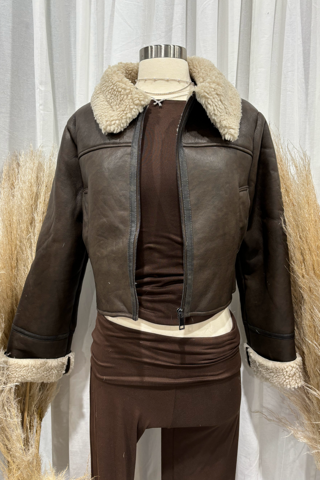 Craig Leather Jacket (Brown)