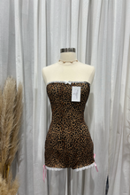 Load image into Gallery viewer, Bratz Strapless Romper (Leopard Multi)