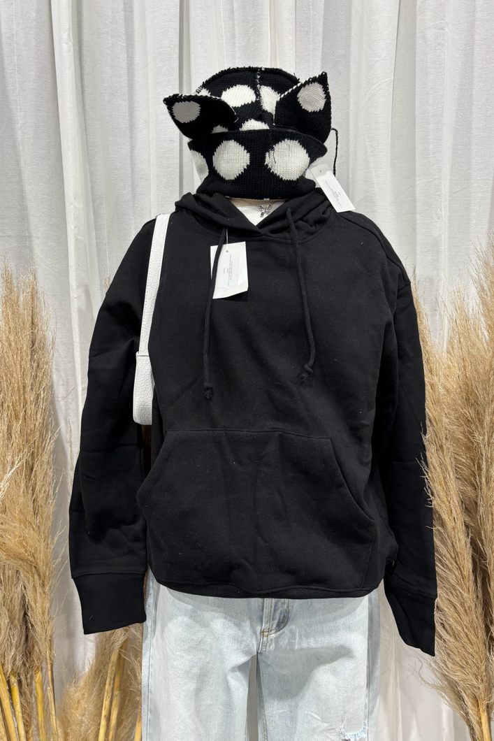 Jazlyn Over Sized Hoodie (Black)