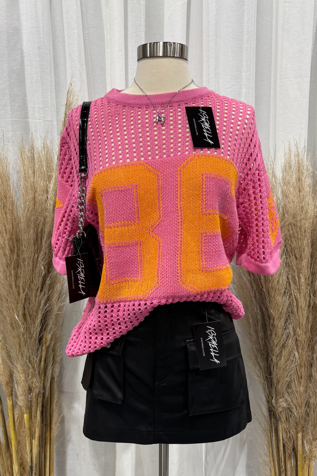 Milly Knit Jersey Top (Pink)