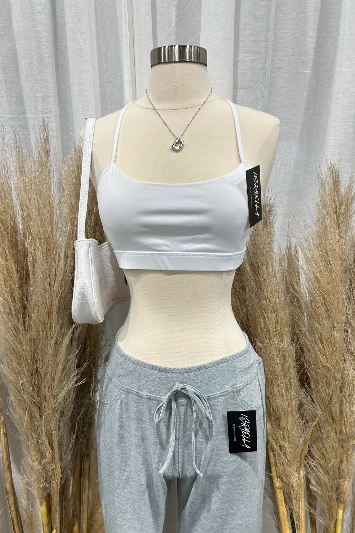 Nina Sports Bra (White)