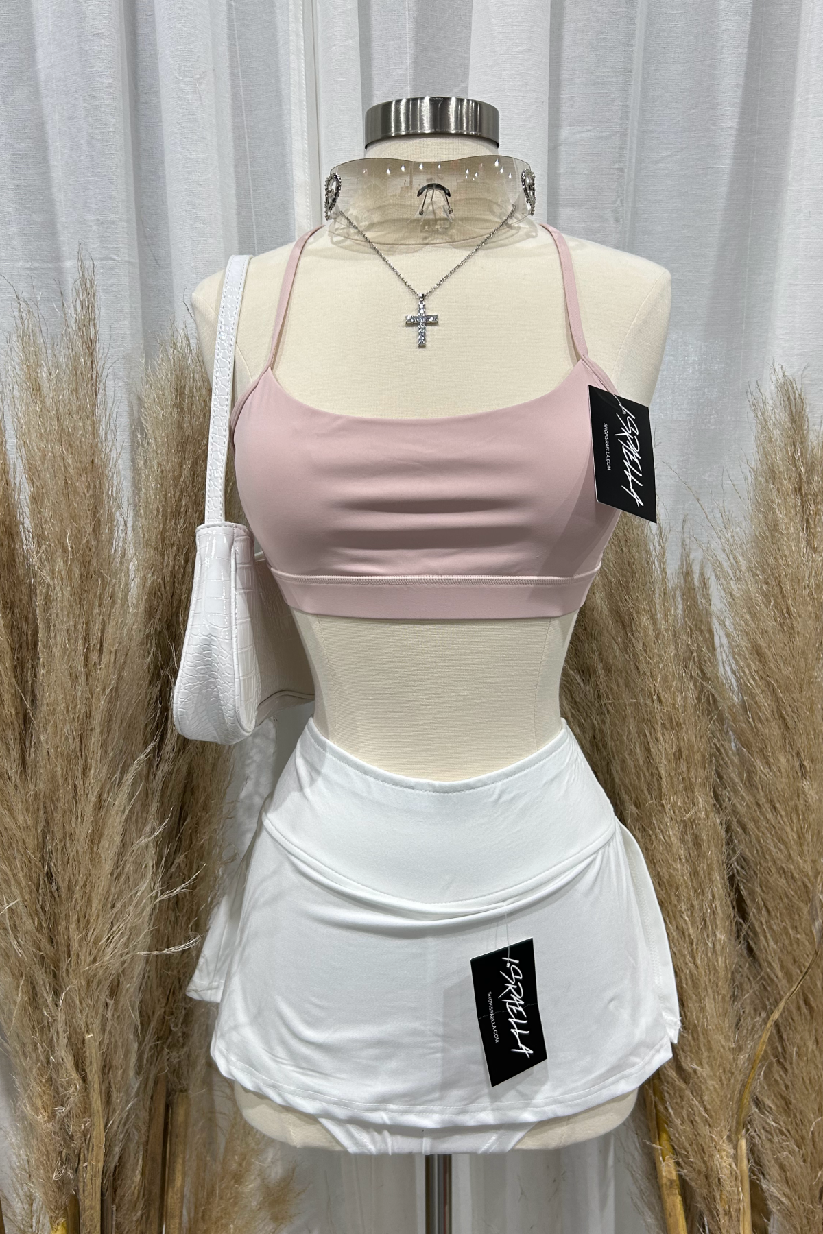 Tiffany Tennis Mini Skirt (White)
