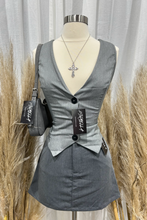 Load image into Gallery viewer, Lin Mini Skirt (Dark Grey)