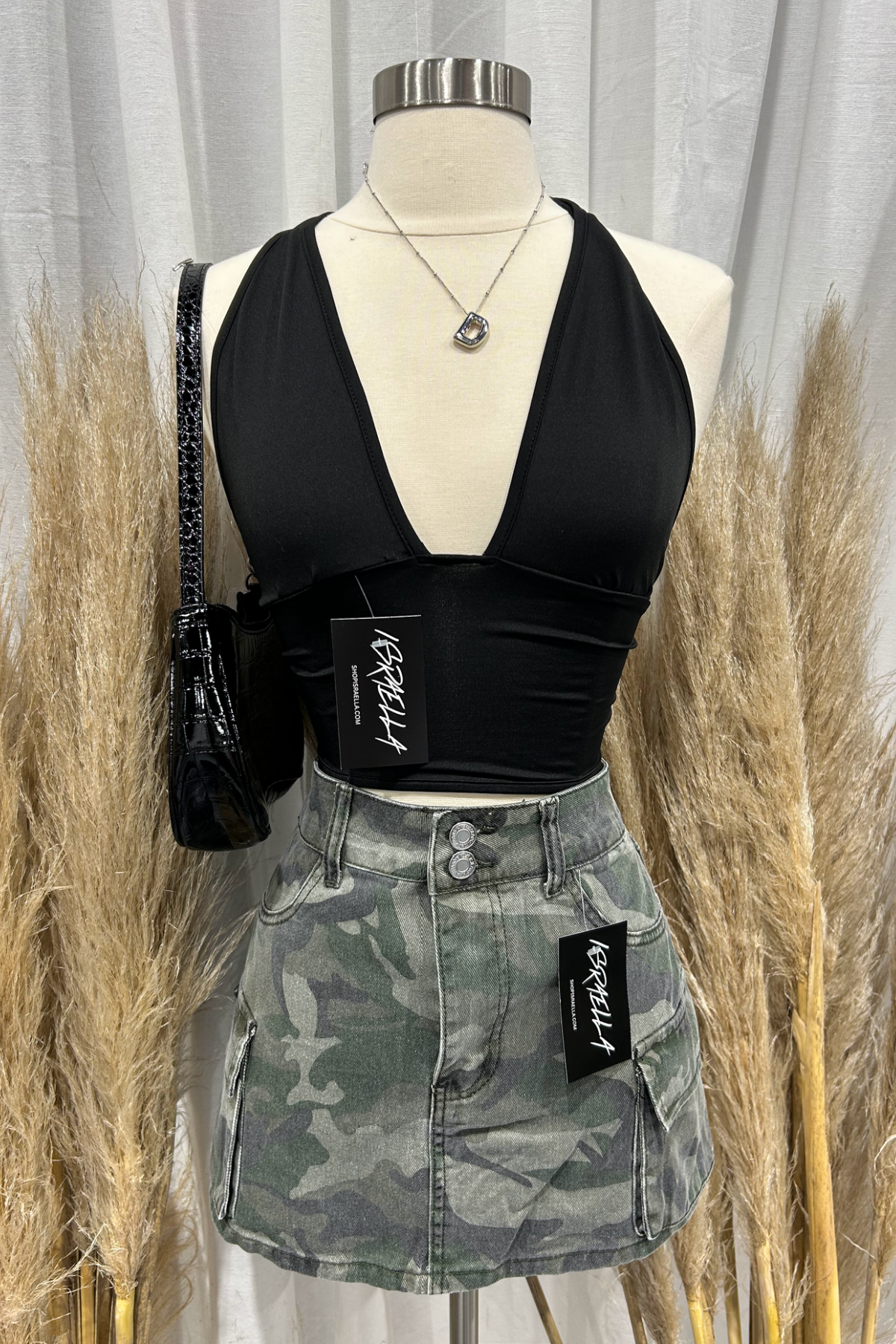 Glover Halter Top (Black)