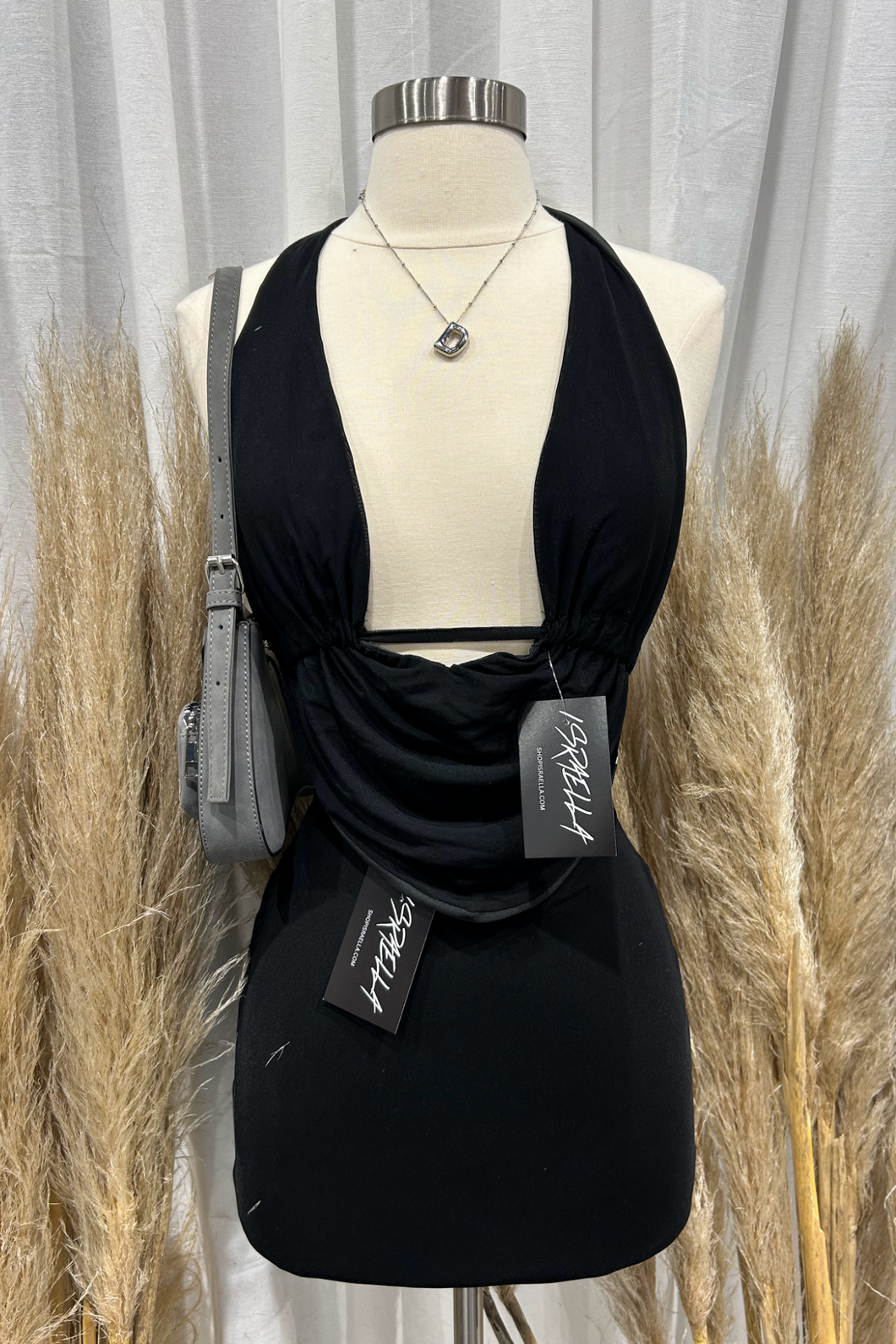Ayla Mesh Skirt Set (Black)