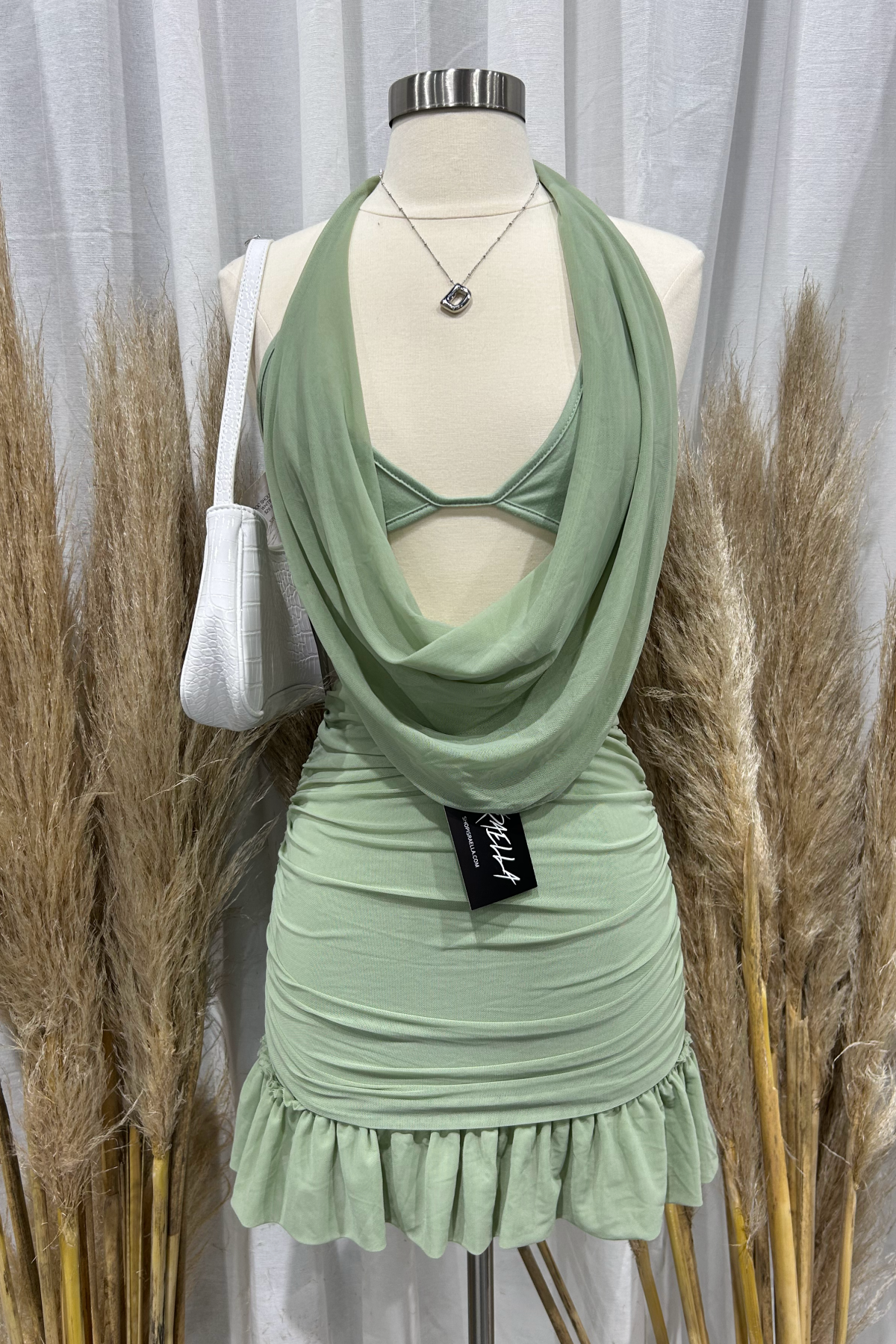 Meza 4 Piece Skirt Set (Sage Green)