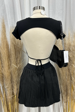 Load image into Gallery viewer, Aden Open Back Top (Black)