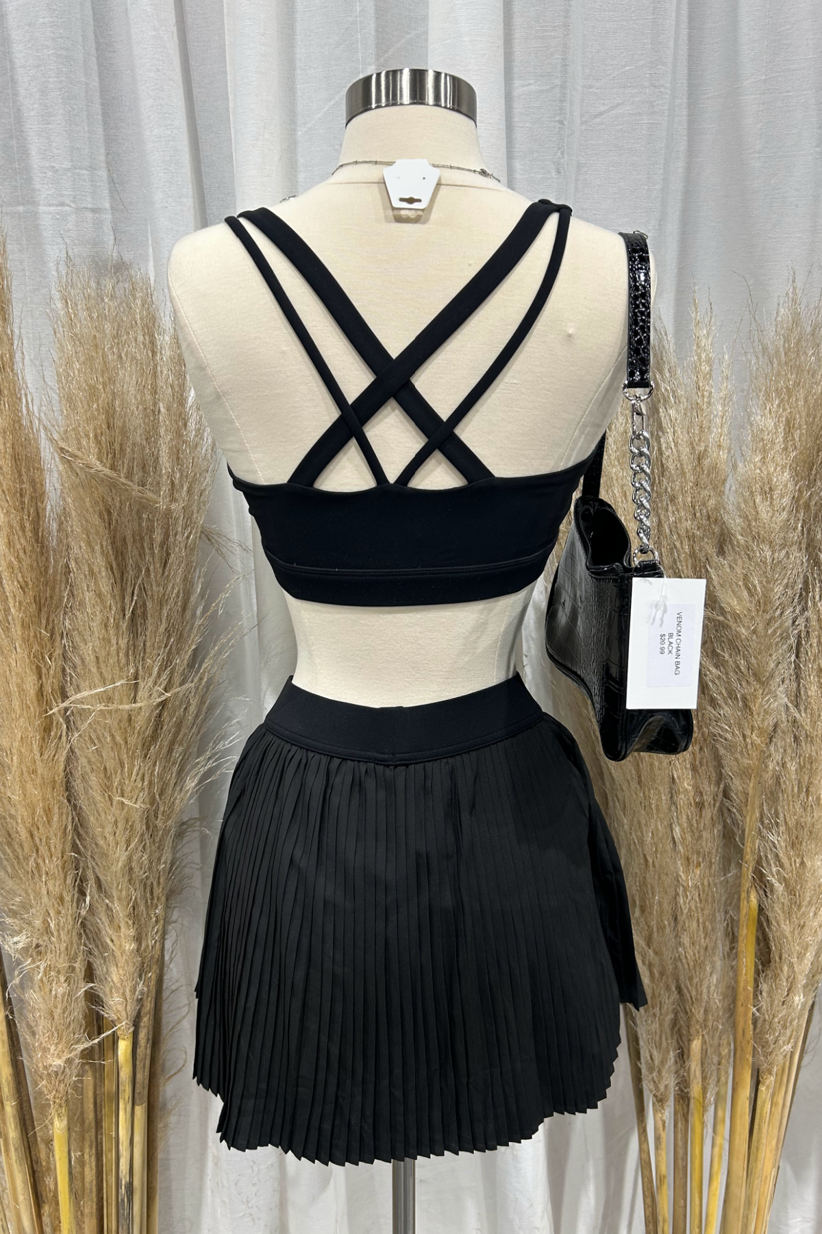 Natty Sports Bra (Black)