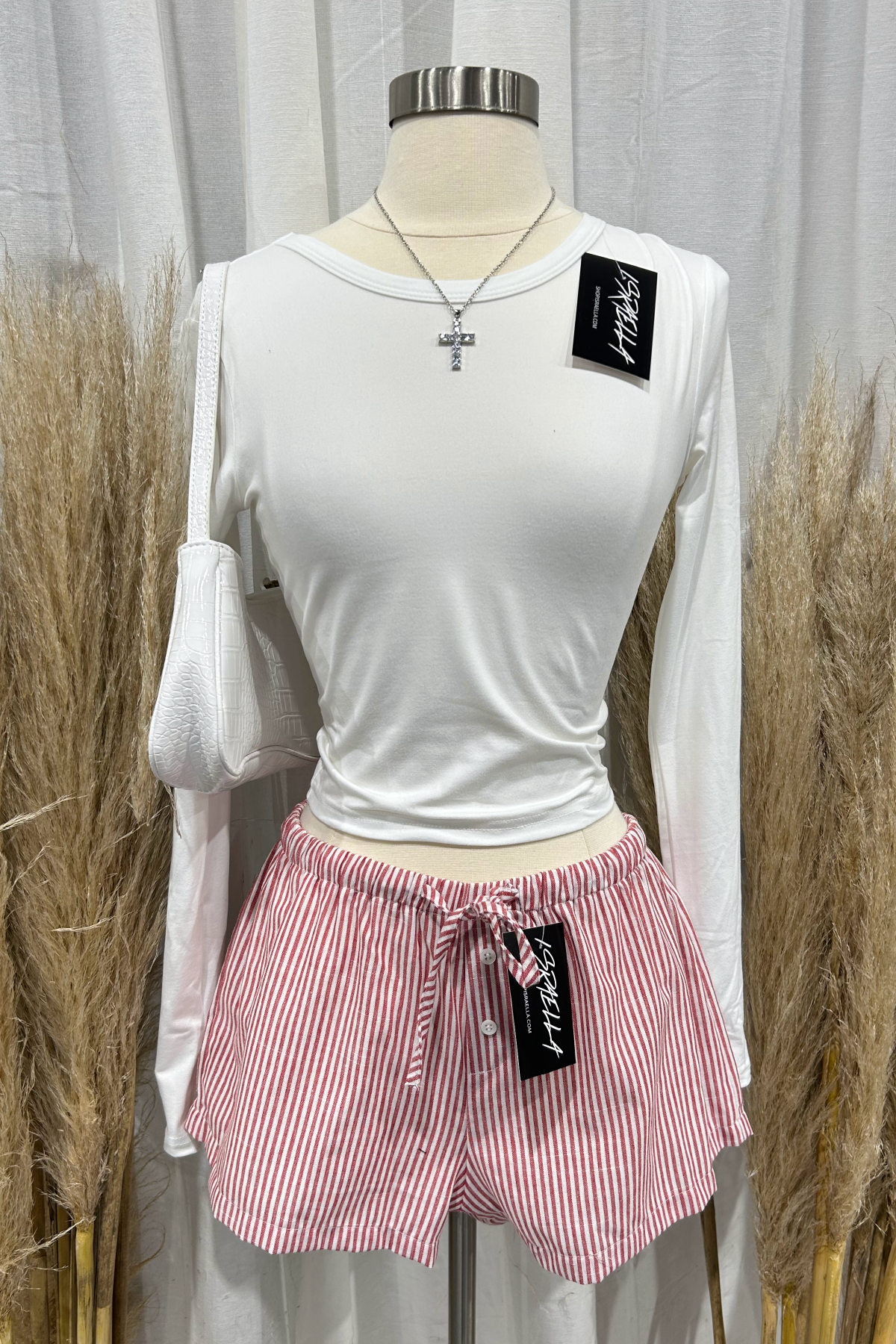 Luca Shorts (Red/White)