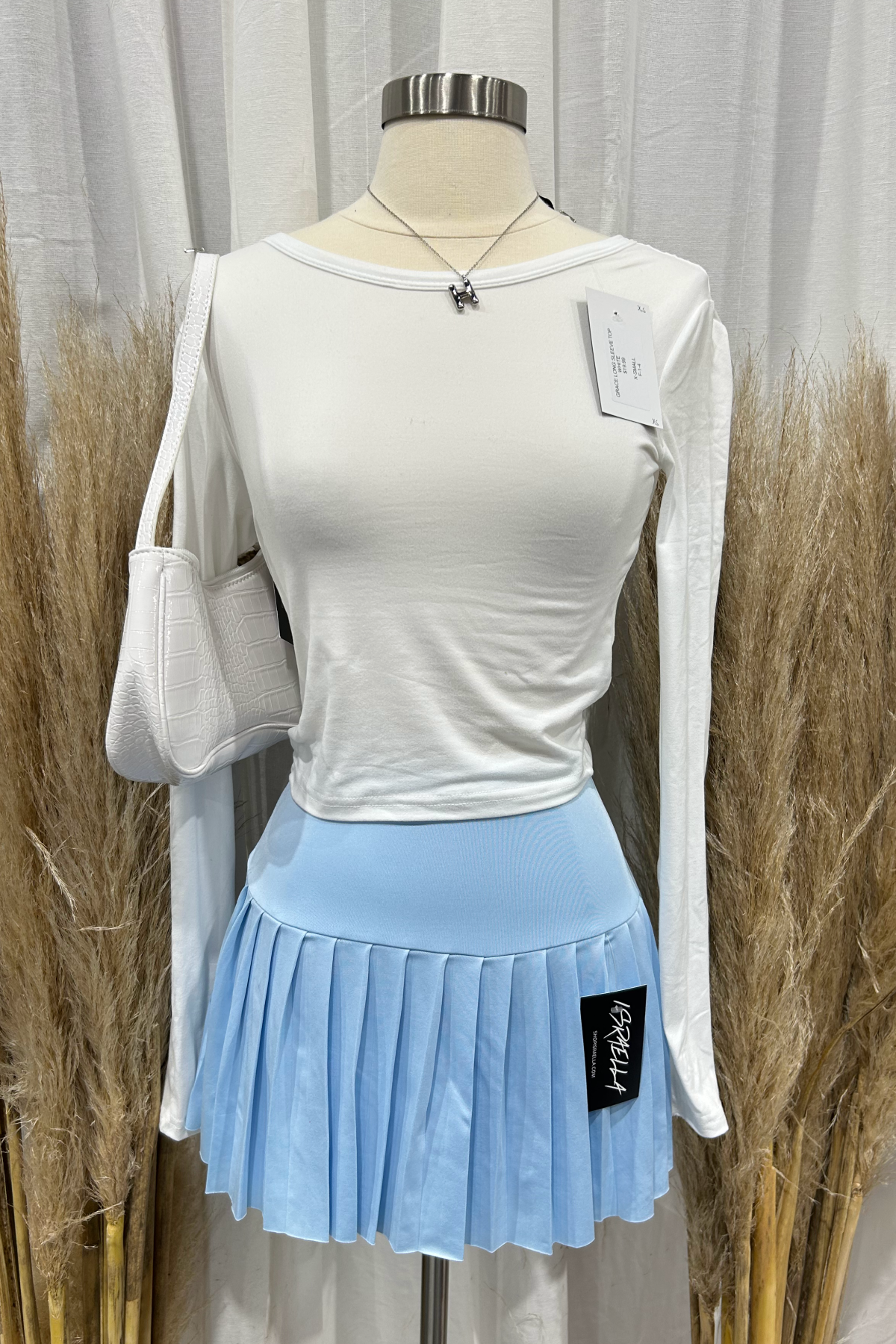 Selah Tennis Skirt (Baby Blue)