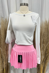 Selah Tennis Skirt (Pink)