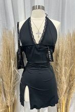 Load image into Gallery viewer, Jamie Halter Dress (Black)
