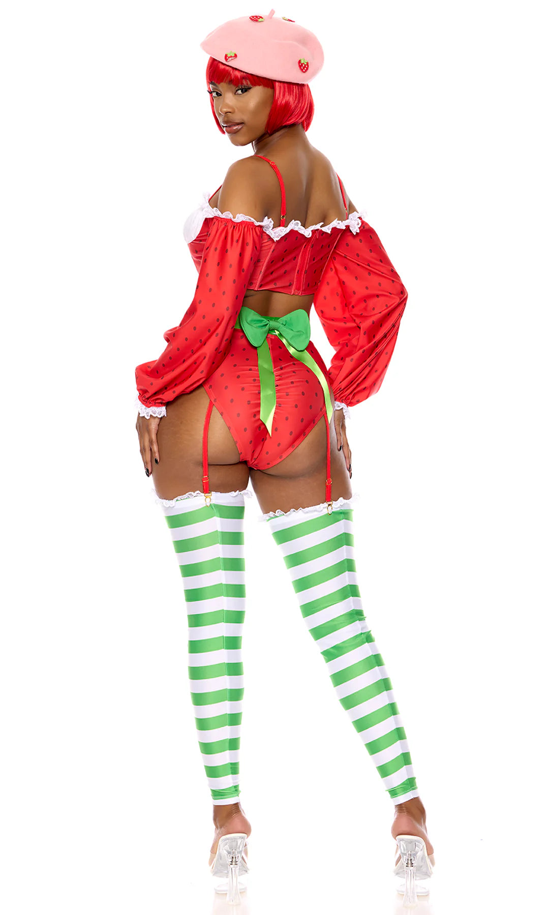 Strawberry Shortie Costume (Red Multi)