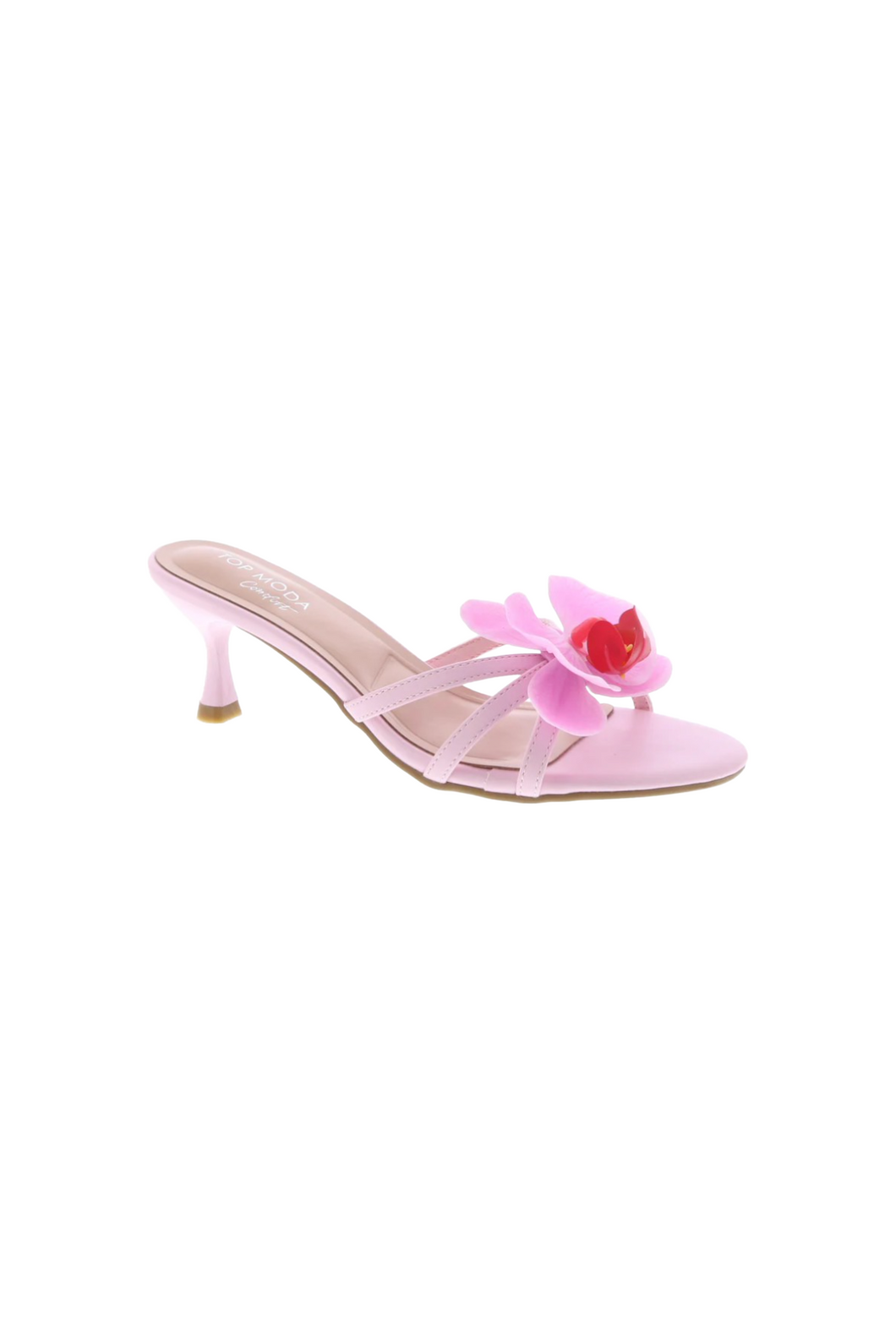 Angie Floral Heels (Pink)