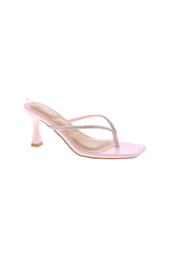 Rossie Rhinestone Heels (Light Pink)