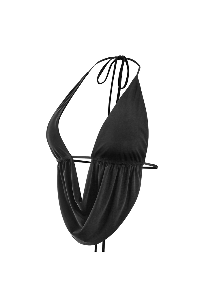 Mel Halter Top (Black)