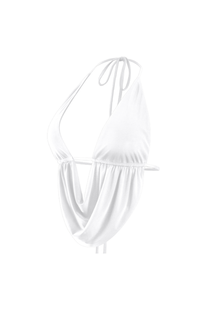 Mel Halter Top (White)