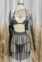 Load image into Gallery viewer, Steele Metallic Bikini (Silver)